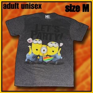 MINIONS grey graphic TSHIRT size M